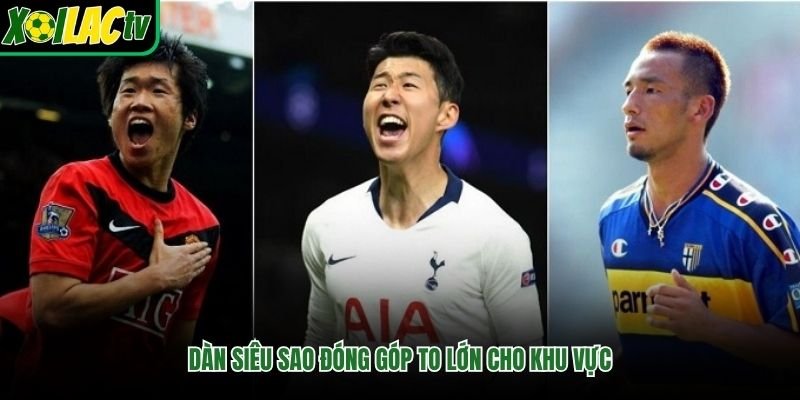 Dàn siêu sao đóng góp to lớn cho khu vực