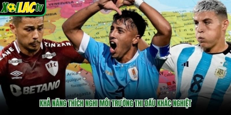 Khả năng thích nghi môi trường thi đấu khắc nghiệt