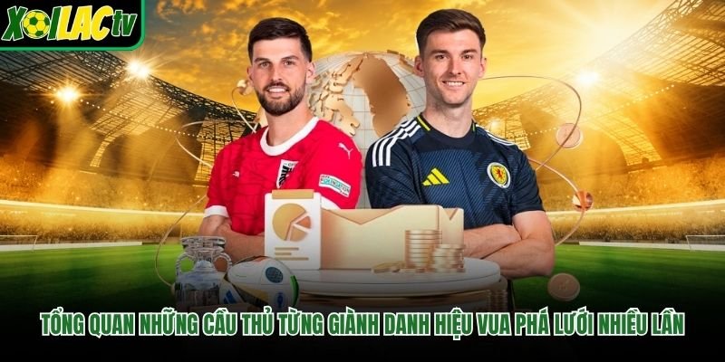 Tổng quan những cầu thủ từng giành danh hiệu Vua phá lưới nhiều lần
