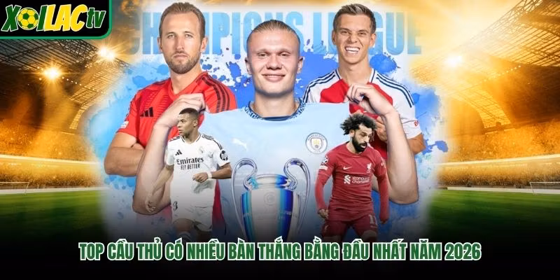 Top Cầu Thủ Có Nhiều Bàn Thắng Bằng Đầu Nhất Năm 2026